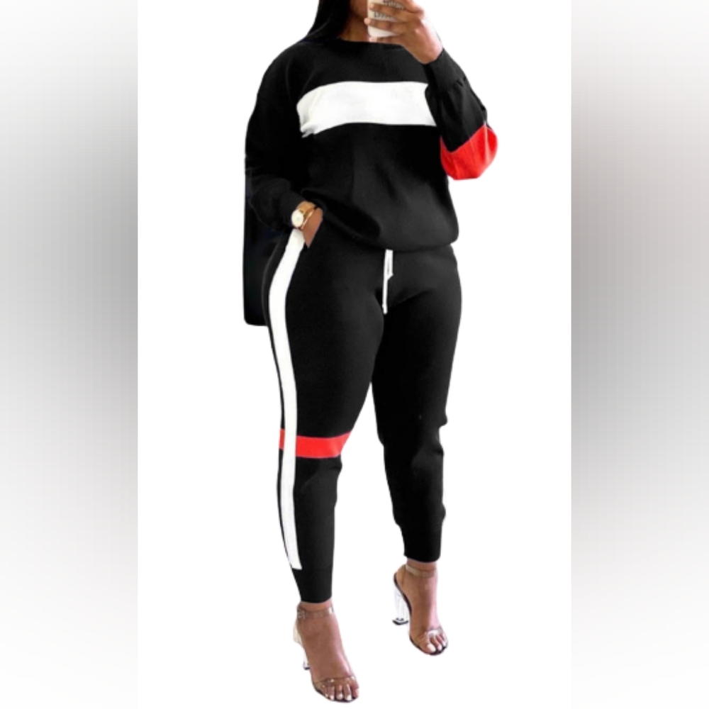 Marysol.Boutique Sweatset Color Block Women's